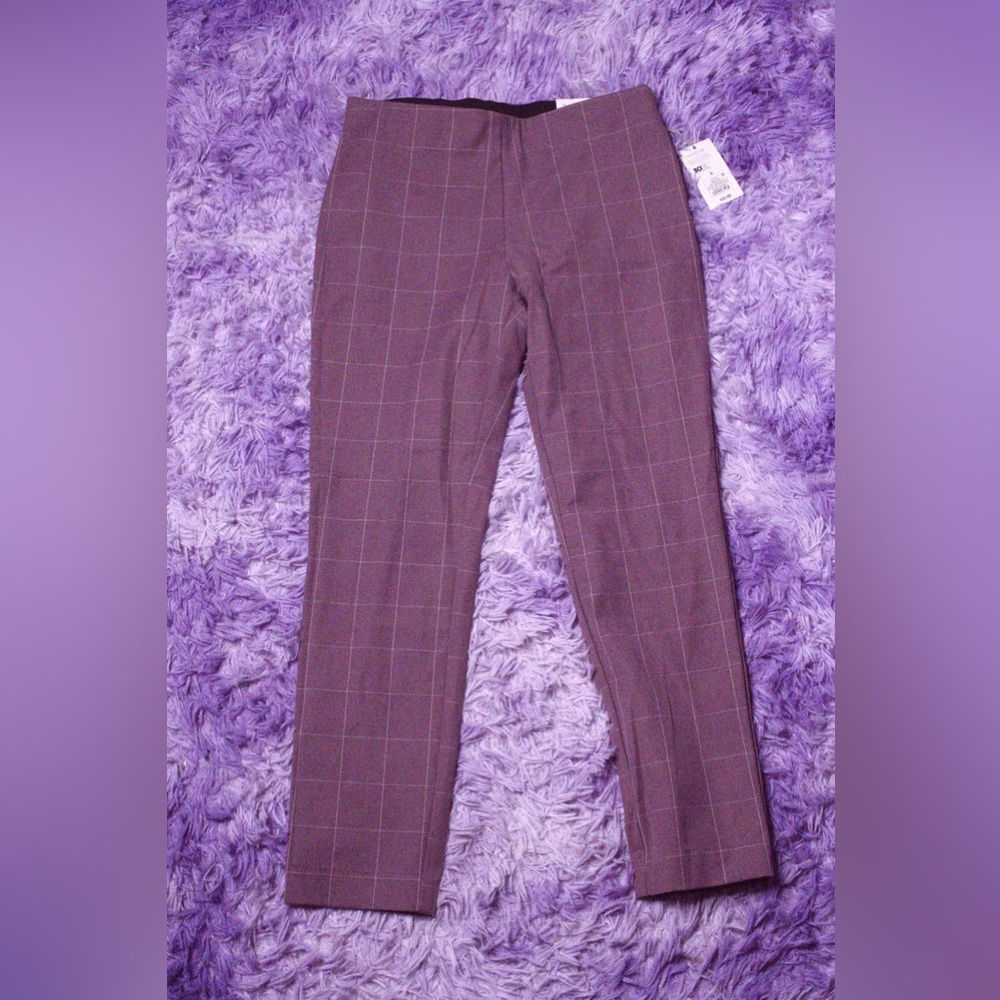 A new day plaid ankle pants